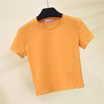 Crop Top T-Shirt Female