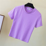 Crop Top T-Shirt Female
