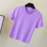 Crop Top T-Shirt Female