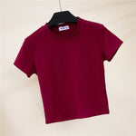 Crop Top T-Shirt Female
