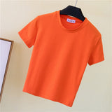 Crop Top T-Shirt Female