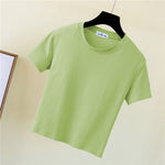 Crop Top T-Shirt Female