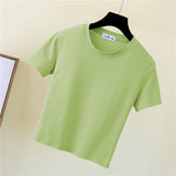 Crop Top T-Shirt Female